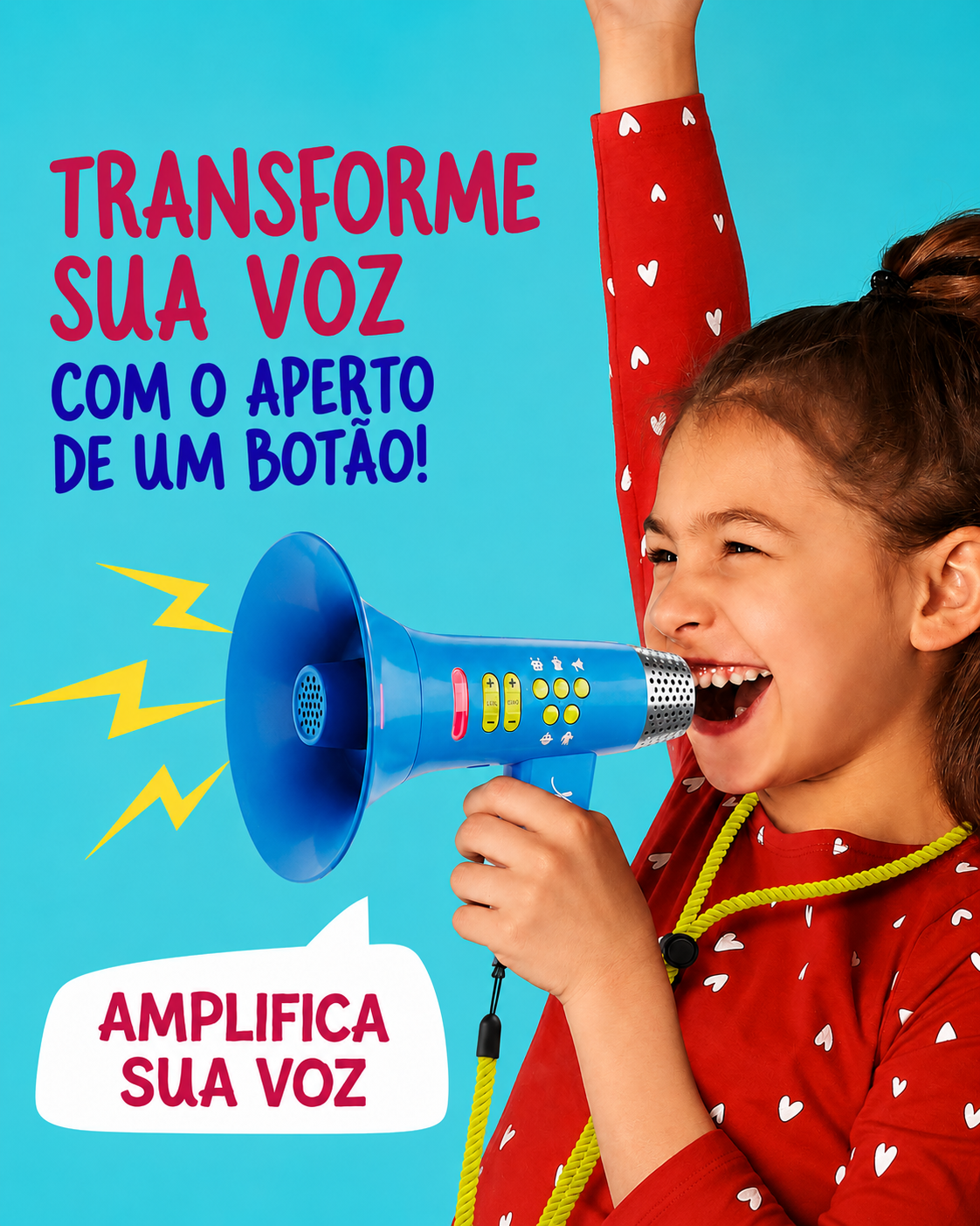 MagicVoice™ - Megafone de Vozes Divertidas