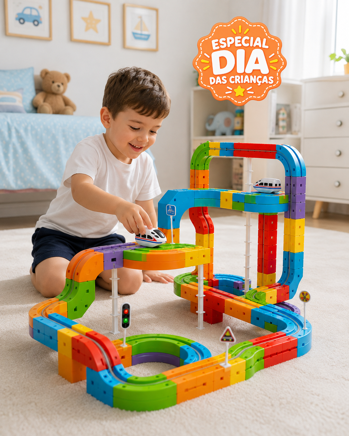 MagniRace™ - Pista Magnética de Aventuras